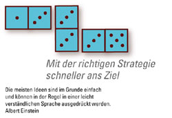 Mit der richtigen Strategie schneller ans Ziel.
